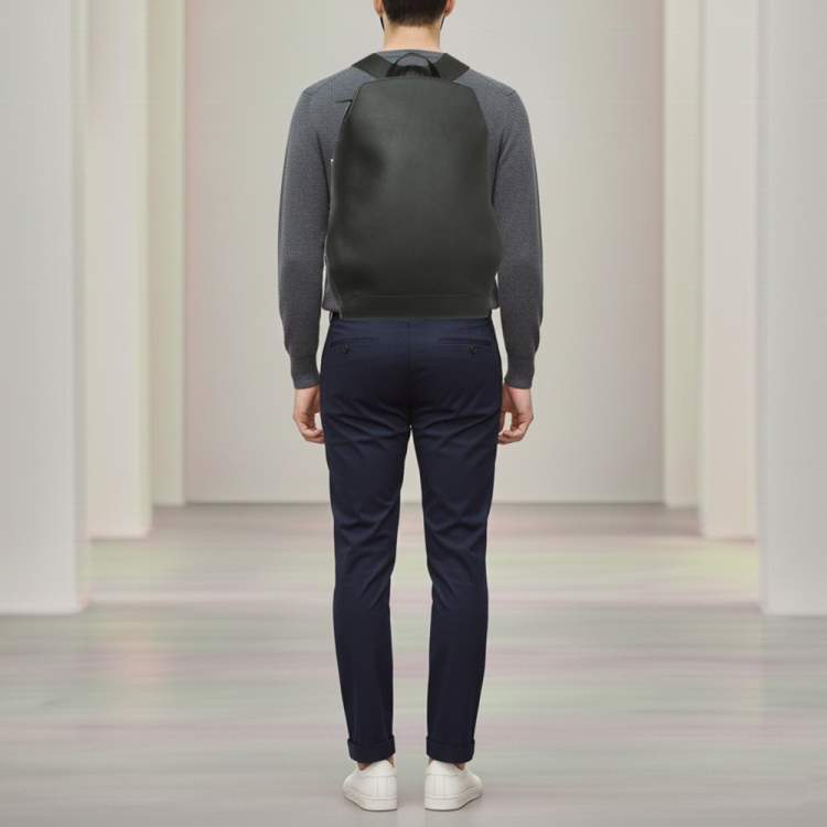 Pre Owned Hermès Cityback 27 Noir Togo Leather Backpack