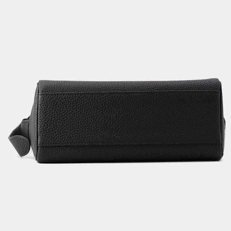 Pre Owned Hermes Kelly Messenger Black Togo Leather Size Pm