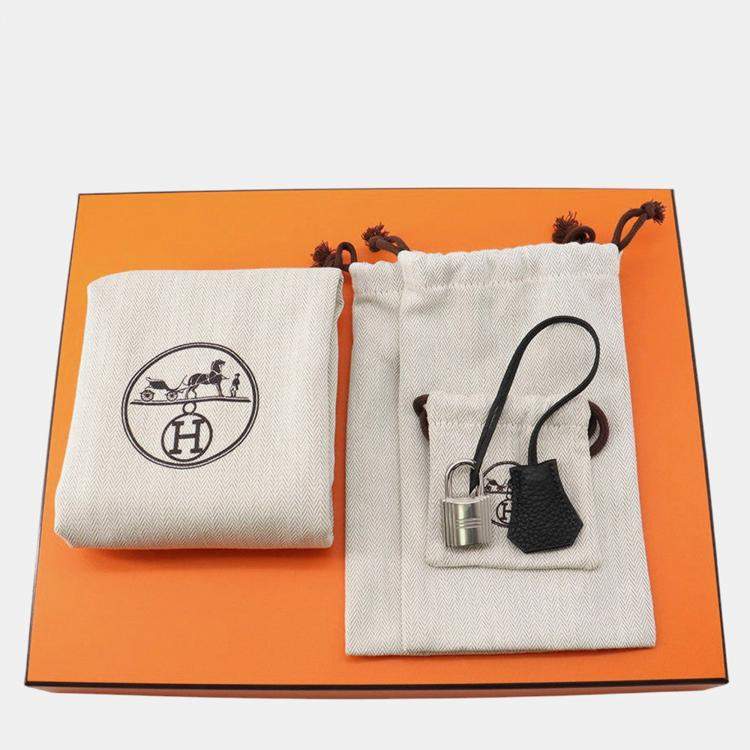 Pre Owned Hermes Kelly Messenger Black Togo Leather Size Pm