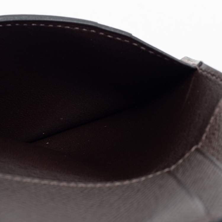 Pre Owned Hermes Ebene Epsom Leather MC² Euclide Card Holder