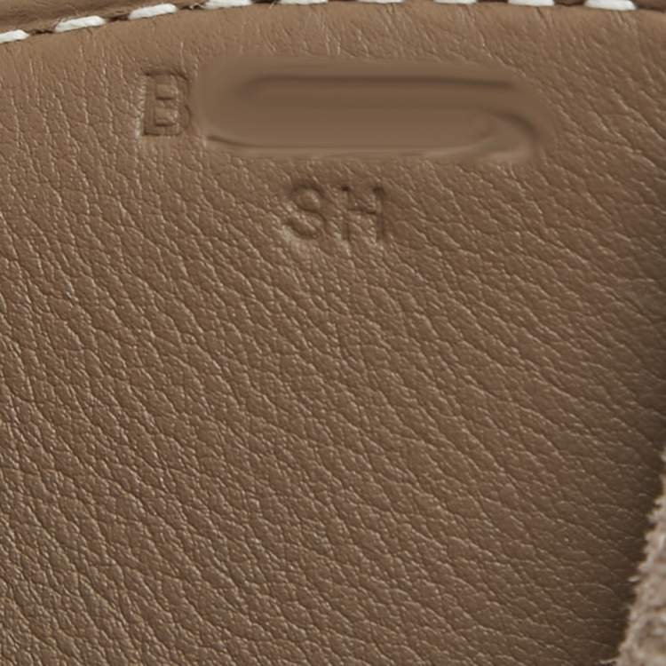 Pre Owned Hermès Etoupe Togo Leather Sac A Depeches 21 Bag