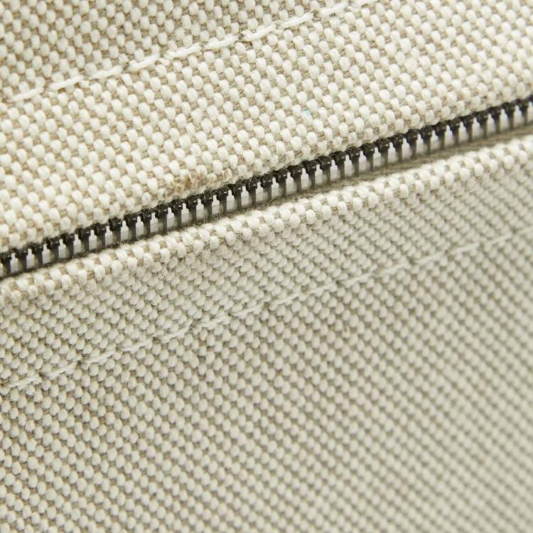 Pre Owned Hermes Vert Vertigo/Ecru Taurillon Regate and Toile H Canvas R.M.S. Trolley Luggage
