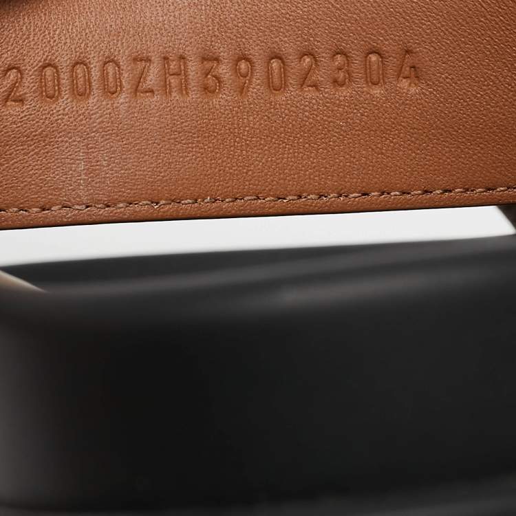 Pre Owned Hermès Brown Leather Chypre Sandals Size 39