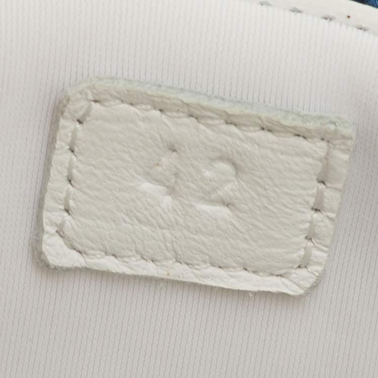 مملوكة مسبقًا Hermes Bouncing Size 42 Blue/White Denim and Leather Sneakers