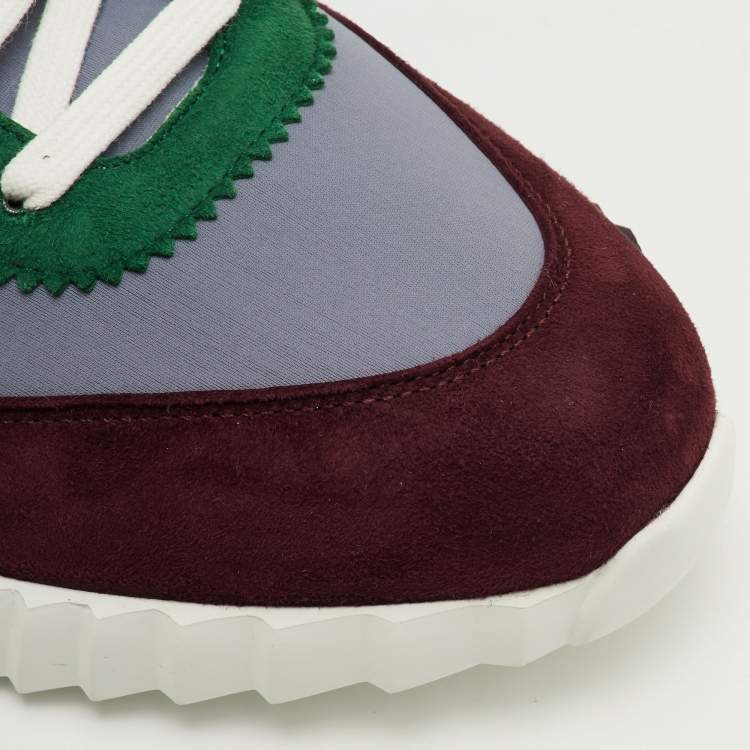 مملوكة مسبقًا Hermès Bouncing Size 42 Multicolor Neoprene and Suede Low Top Sneakers
