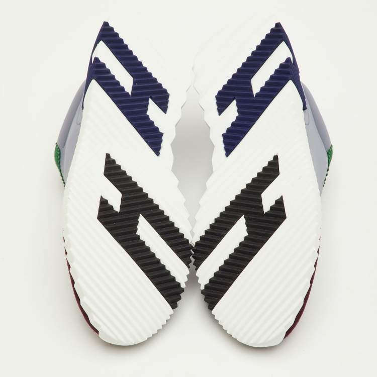 مملوكة مسبقًا Hermès Bouncing Size 42 Multicolor Neoprene and Suede Low Top Sneakers
