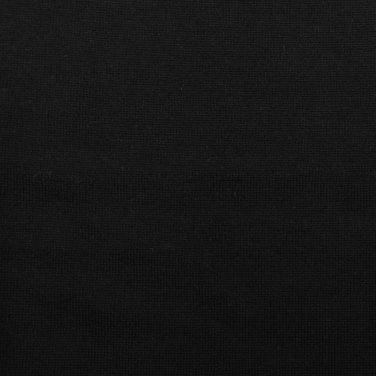 Pre Owned Hermès Black/Grey Cashmere and Silk Muffler