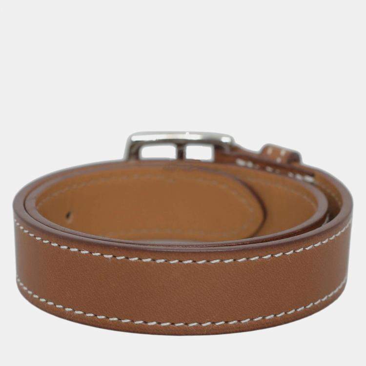 Pre Owned Hermes Etriviere Double Tour Bracelet