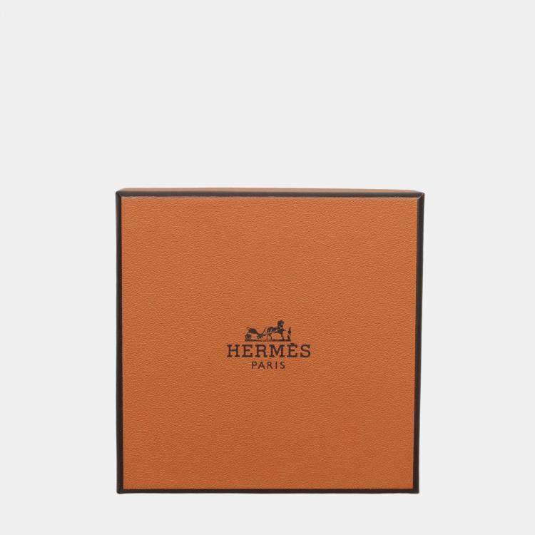 Pre Owned Hermes Crocodile Leather Etriviere Double Tour Bracelet 