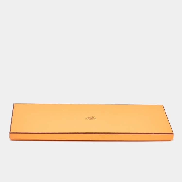 Pre Owned Hermès Purple Silk Terre d'H Tie