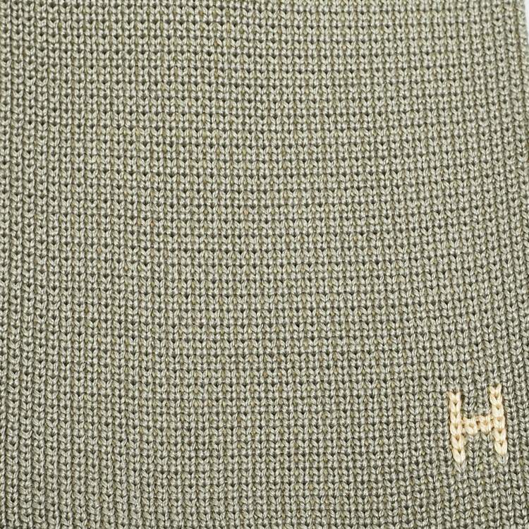 Pre Owned Hermès Green Silk Knit 4 Temps Tie