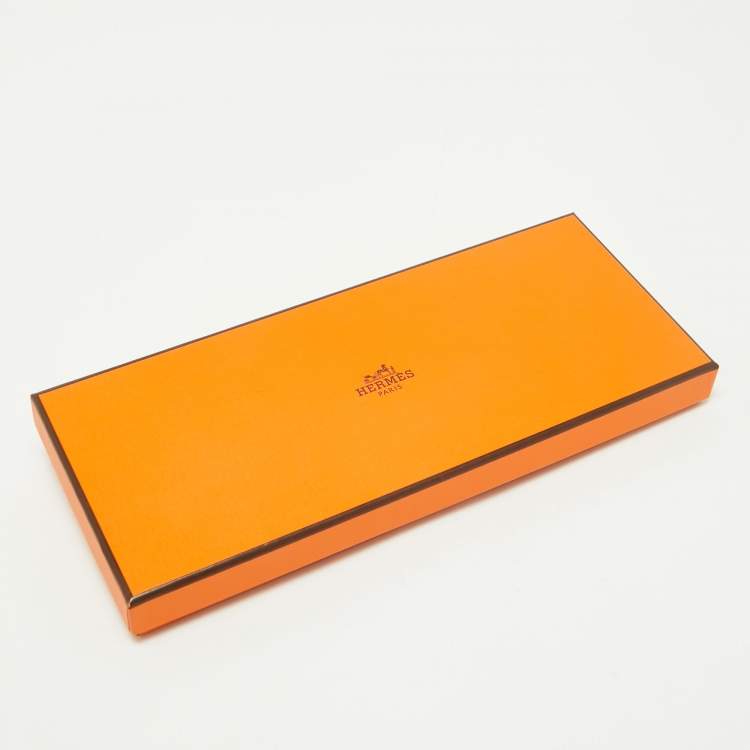 Pre Owned Hermes Yellow Saint-Honore Silk Tie