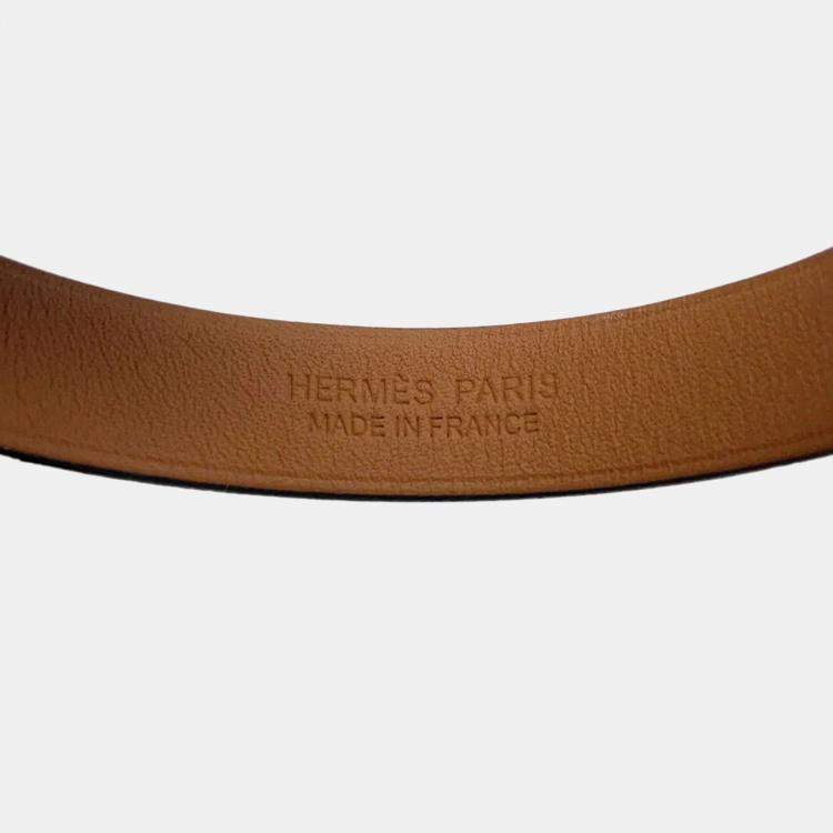 Pre Owned Hermes Tonight Navy Blue Epsom Bracelet 