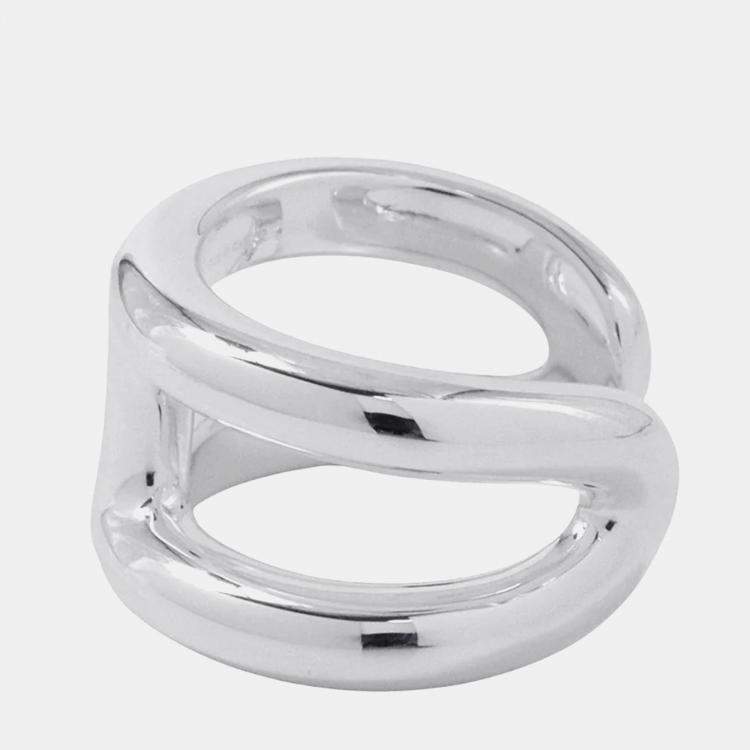 Pre Owned Hermes Osmoz Ring Size Pm/52/#12 Sv925