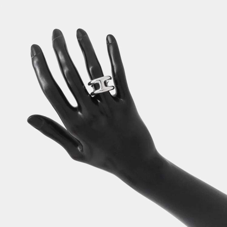 Pre Owned Hermes Osmoz Ring Size Pm/52/#12 Sv925