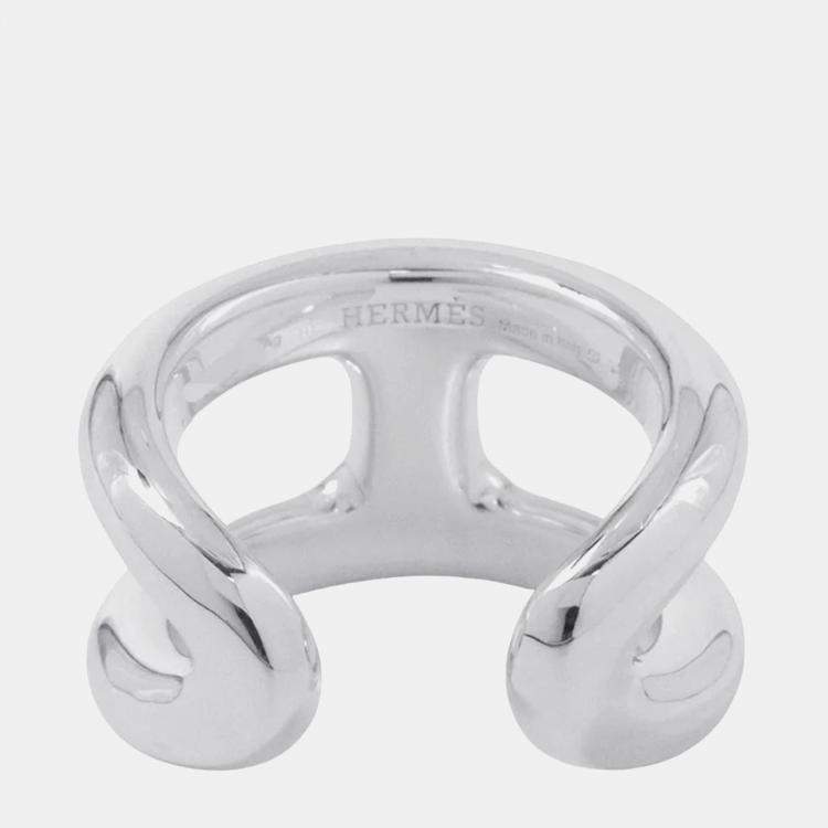 Pre Owned Hermes Osmoz Ring Size Pm/52/#12 Sv925