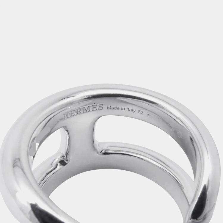 Pre Owned Hermes Osmoz Ring Size Pm/52/#12 Sv925