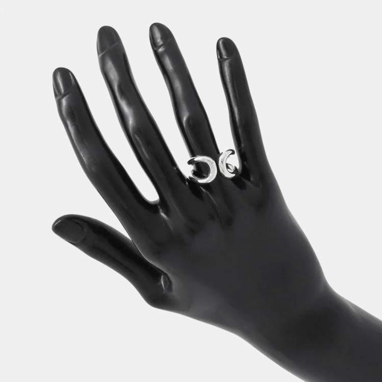 Pre Owned Hermes Lima Ring PM Silver 925 EU 55