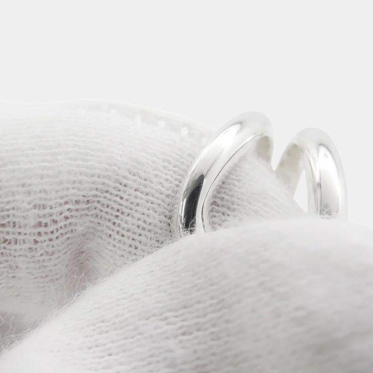 Pre Owned Hermes Lima Ring PM Silver 925 EU 55