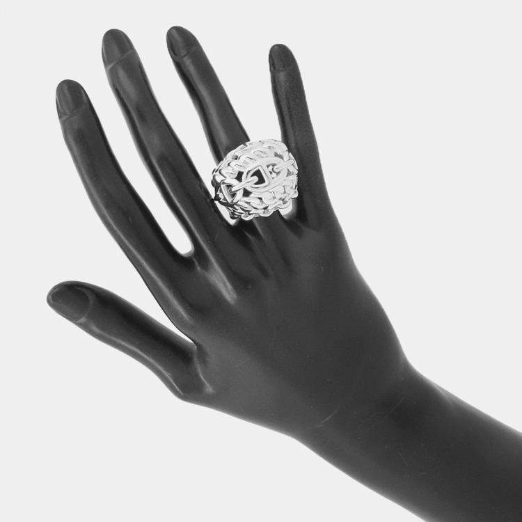 مملوكة مسبقًا Hermes Chaine D'Ancre Multi Chain Ring Size Tgm/56/#16 Sv925