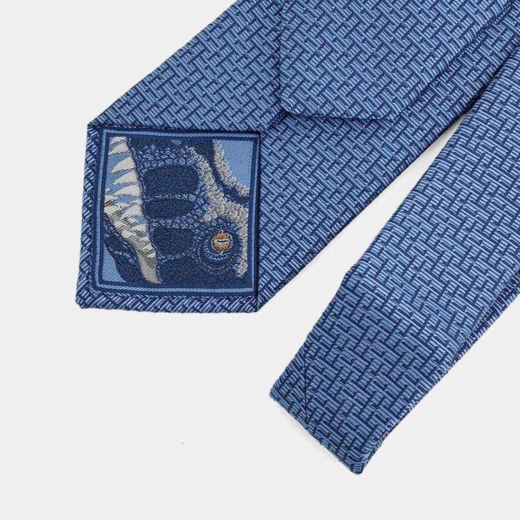 Pre Owned ربطة عنق هيرمس حرير