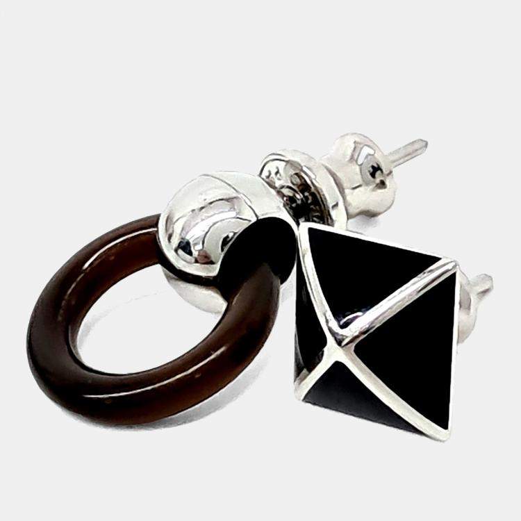 مملوكة مسبقًا Hermes Medore XO Silver Sarrings