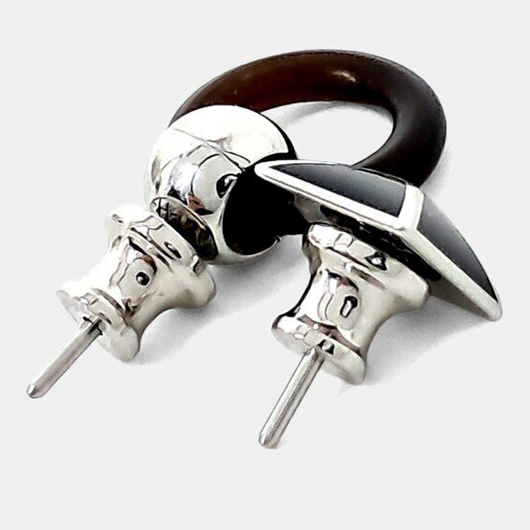 مملوكة مسبقًا Hermes Medore XO Silver Sarrings