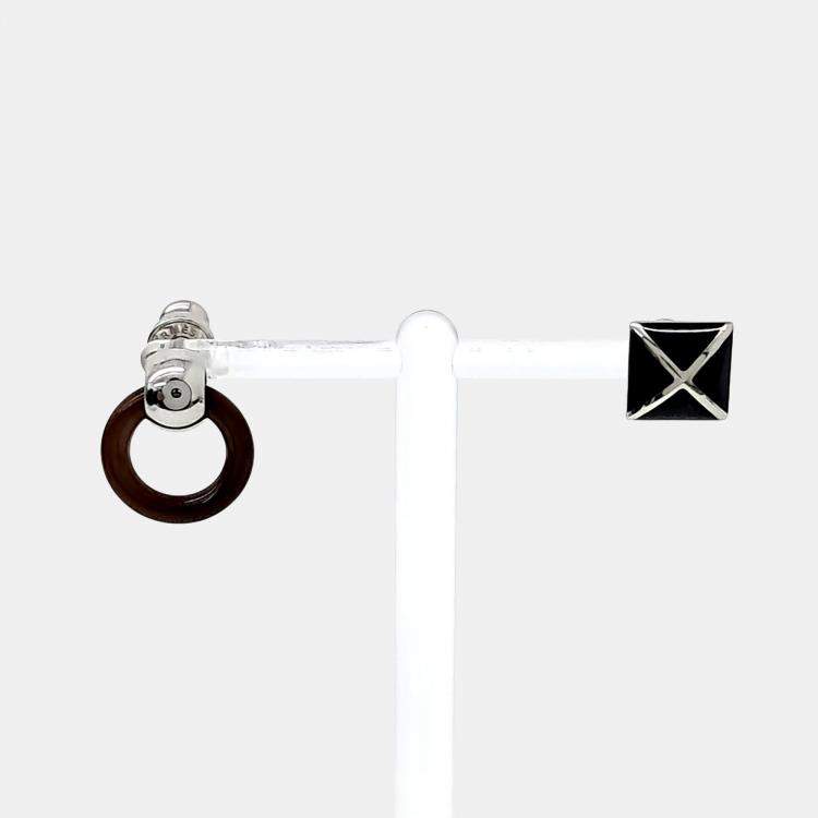 مملوكة مسبقًا Hermes Medore XO Silver Sarrings