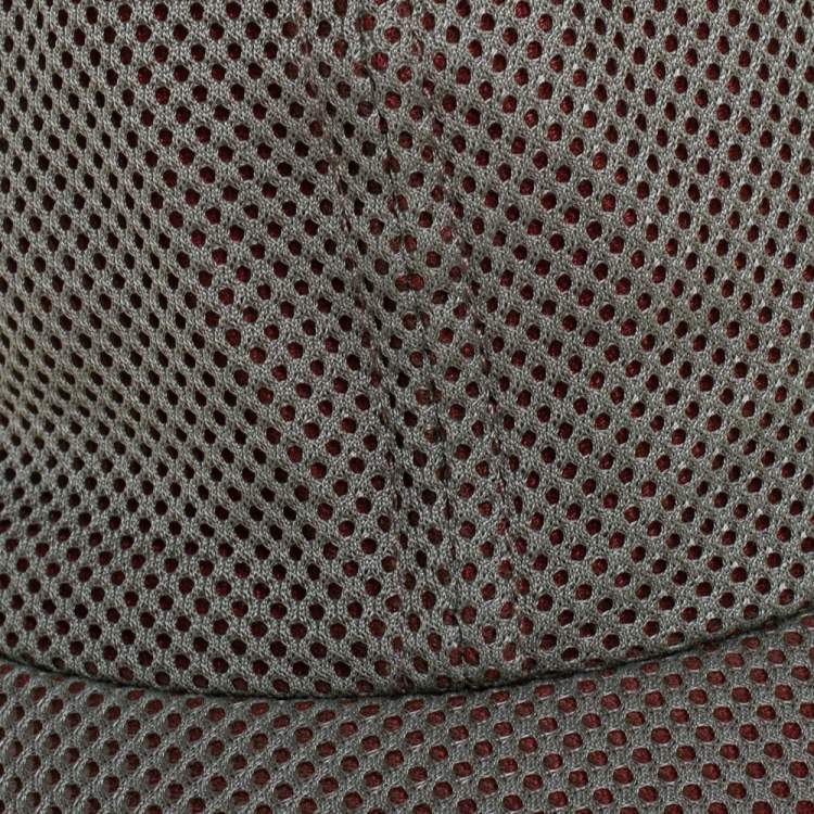 Pre Owned Hermès Grey Mesh Baseball Cap Size 57