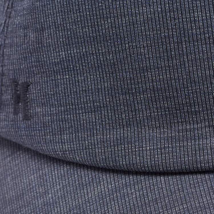 Pre Owned Hermès Navy Blue Cotton & Linen Lined Baseball Cap (57)