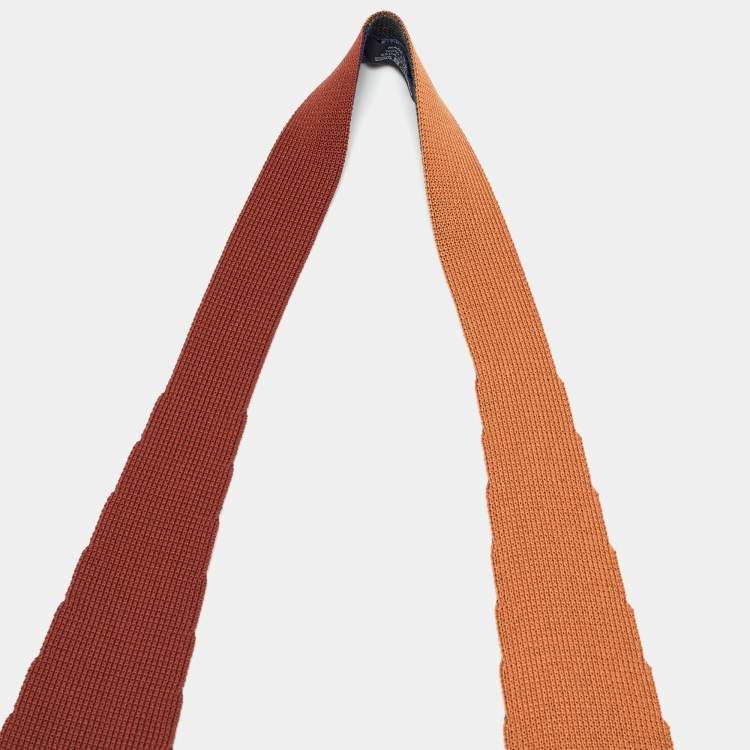 Pre Owned Hermes Multicolor Silk Knit 4 Temps Tie