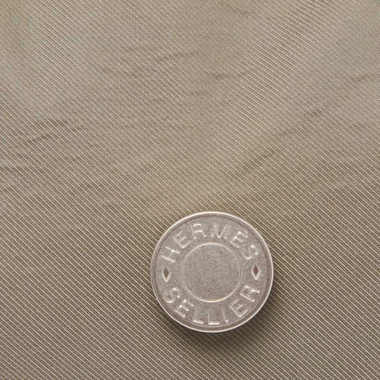 Pre Owned Hermes Grey/Orange Pocket Mixte Technical Cap M
