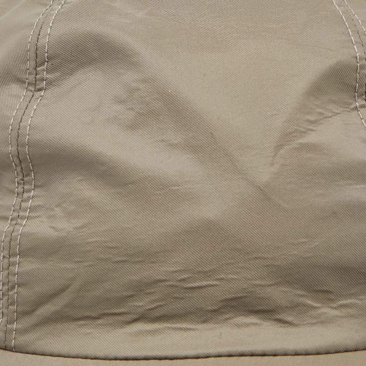 Pre Owned Hermes Grey/Orange Pocket Mixte Technical Cap M