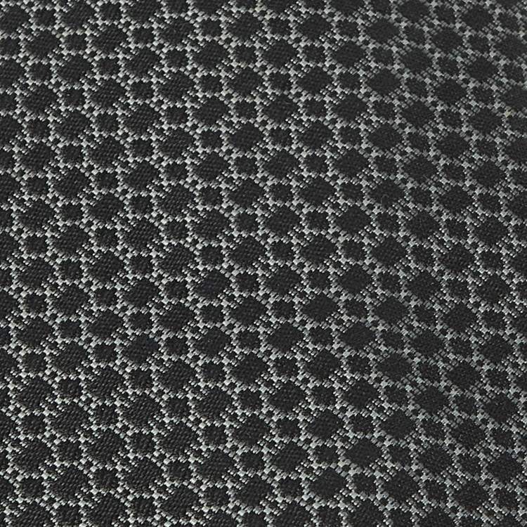 Pre Owned Hermes Grey Patterned Silk Tie