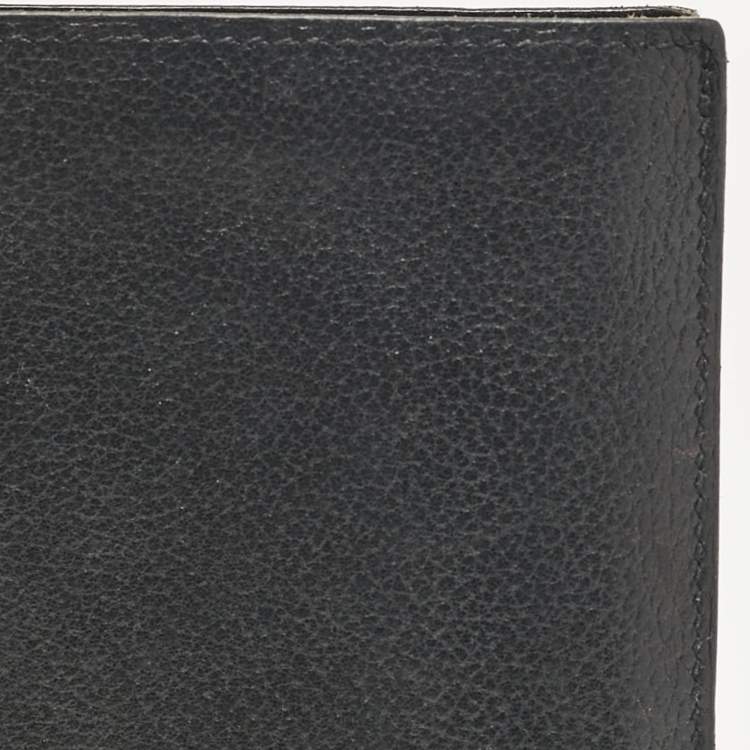 Pre Owned Hermes Noir Evercolor Leather Bifold Wallet