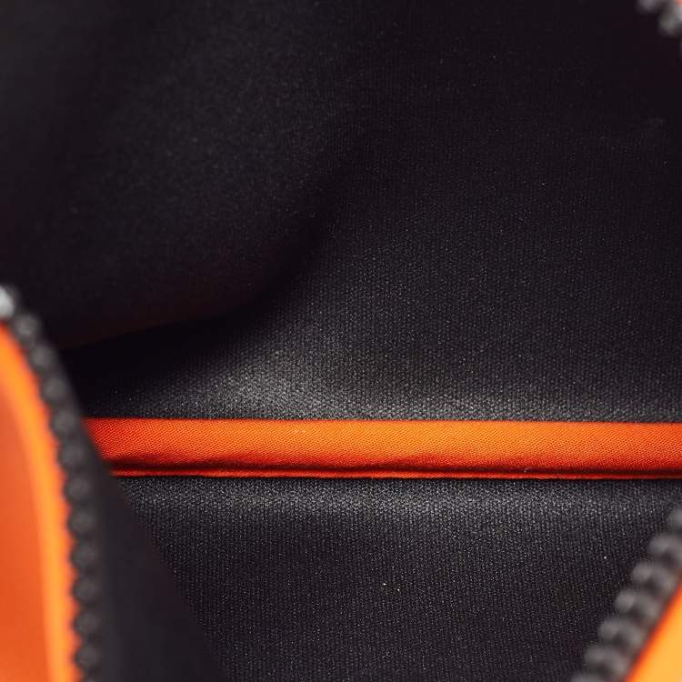 Pre Owned Hermes Neon Orange Neoprene Small Neobain Pouch