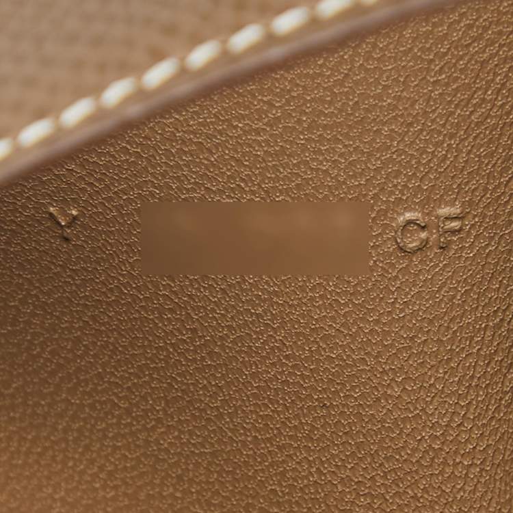 Pre Owned Hermès Etoupe Epsom Leather MC² Euclide Card Holder