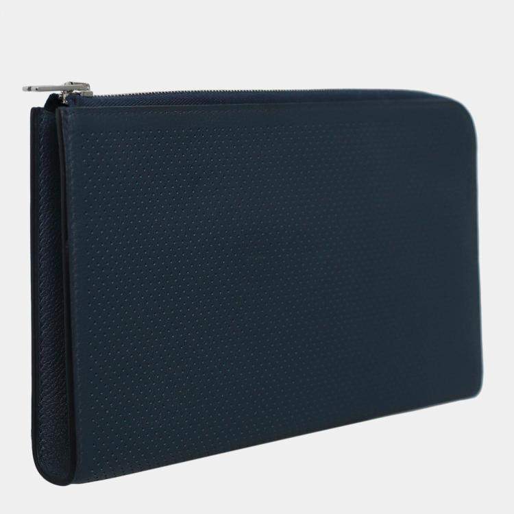 Pre Owned Hermes Perforated Large Remix Voyage Wallet