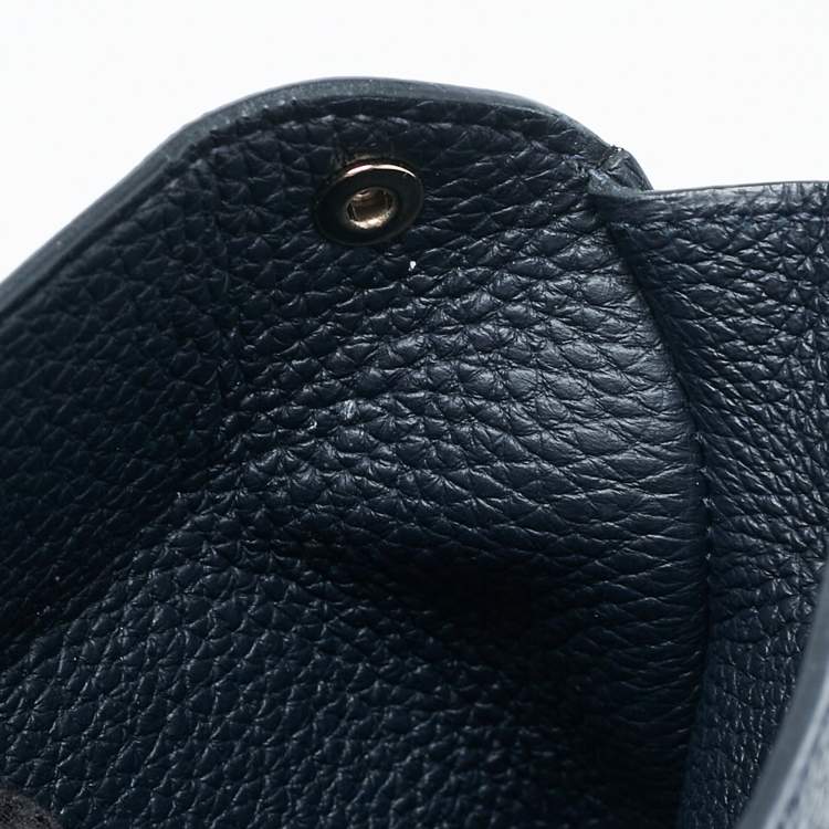 Pre Owned Hermes Bleu Indigo Togo Leather Videpoches Bag