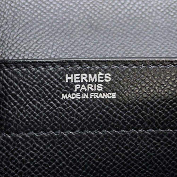 Pre Owned Hermes Black Epsom Sac Depeche 27 Handbag