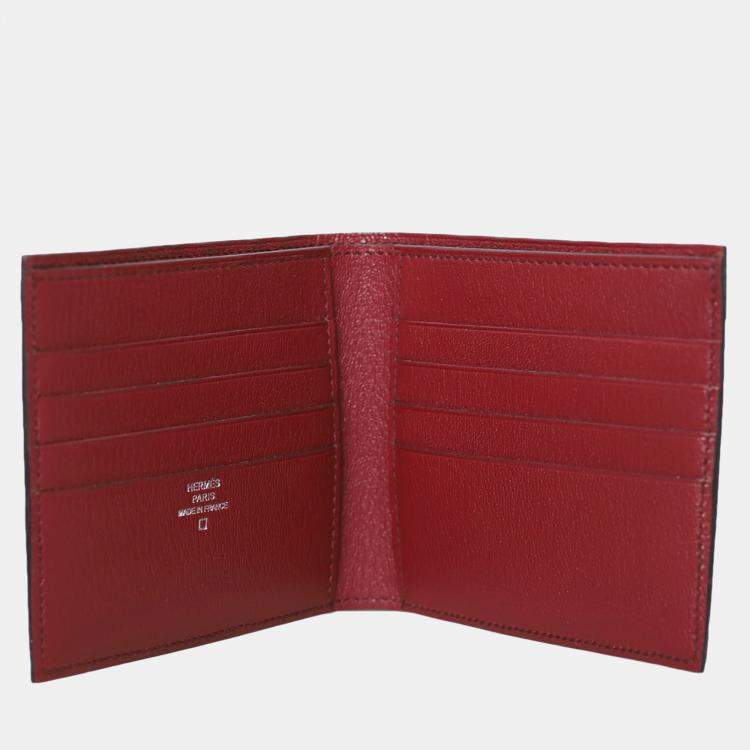 Pre Owned Hermes Alligator MC 2 Copernic Bi-Fold Wallet