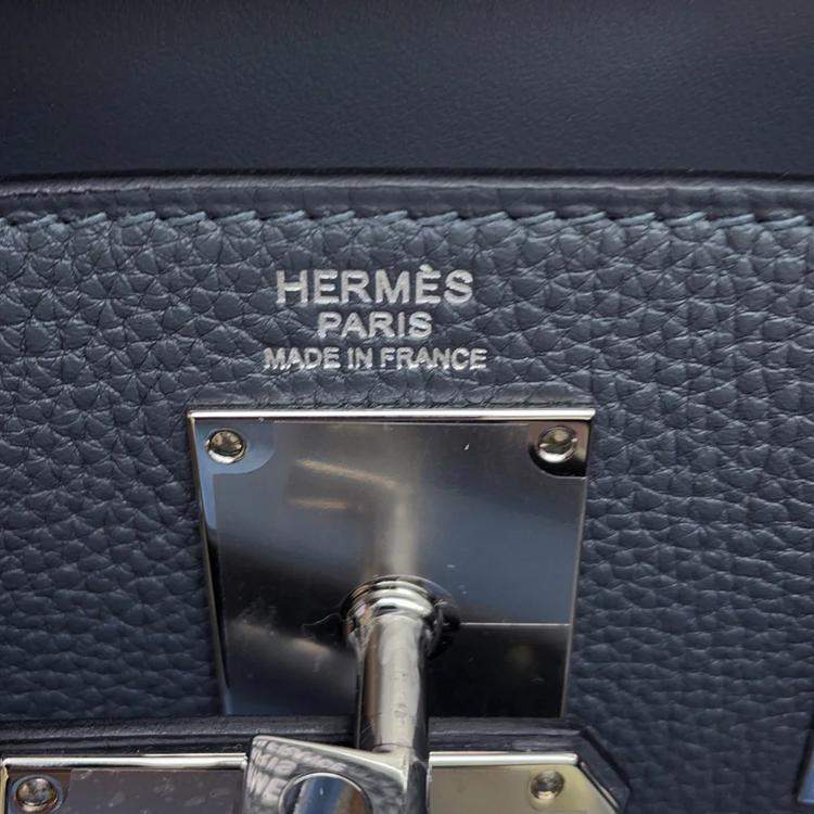 Pre Owned Hermes Akkad PM Grimist Togo Leather Shoulder Bag