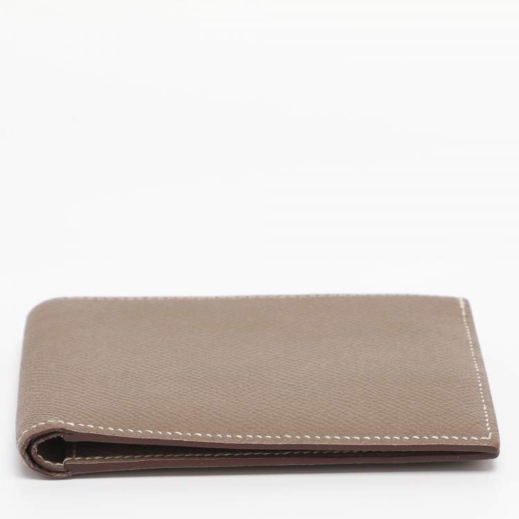 Pre Owned Hermes Sauge Epsom Leather MC² Copernic Wallet