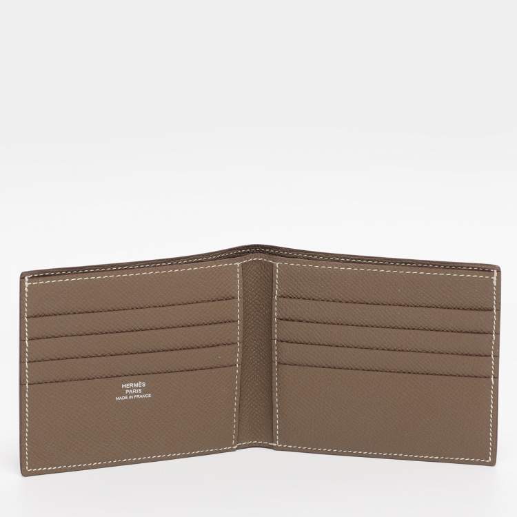 Pre Owned Hermes Sauge Epsom Leather MC² Copernic Wallet