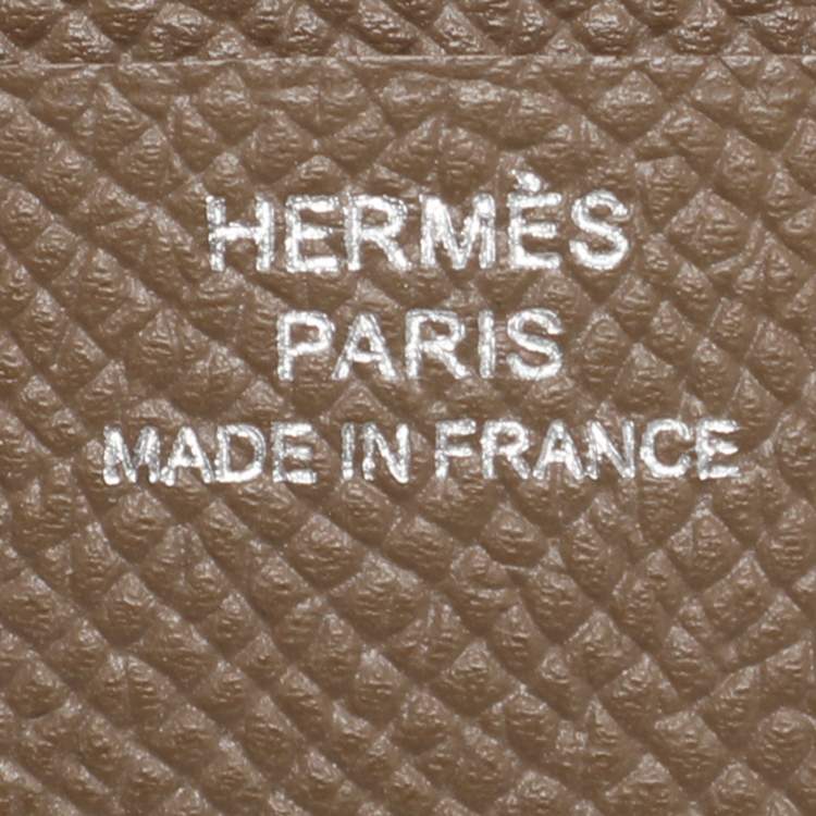 Pre Owned Hermes Sauge Epsom Leather MC² Copernic Wallet
