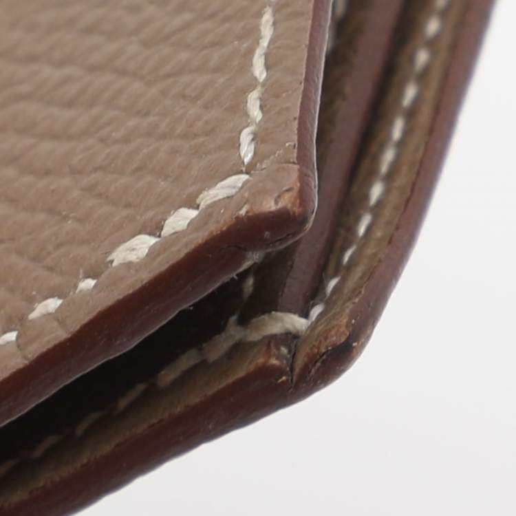 Pre Owned Hermes Sauge Epsom Leather MC² Copernic Wallet