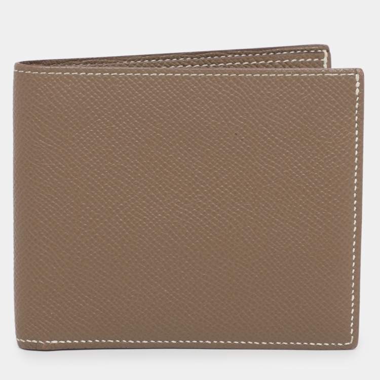 Pre Owned Hermes Sauge Epsom Leather MC² Copernic Wallet
