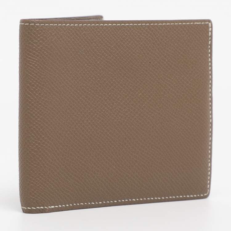 Pre Owned Hermes Sauge Epsom Leather MC² Copernic Wallet