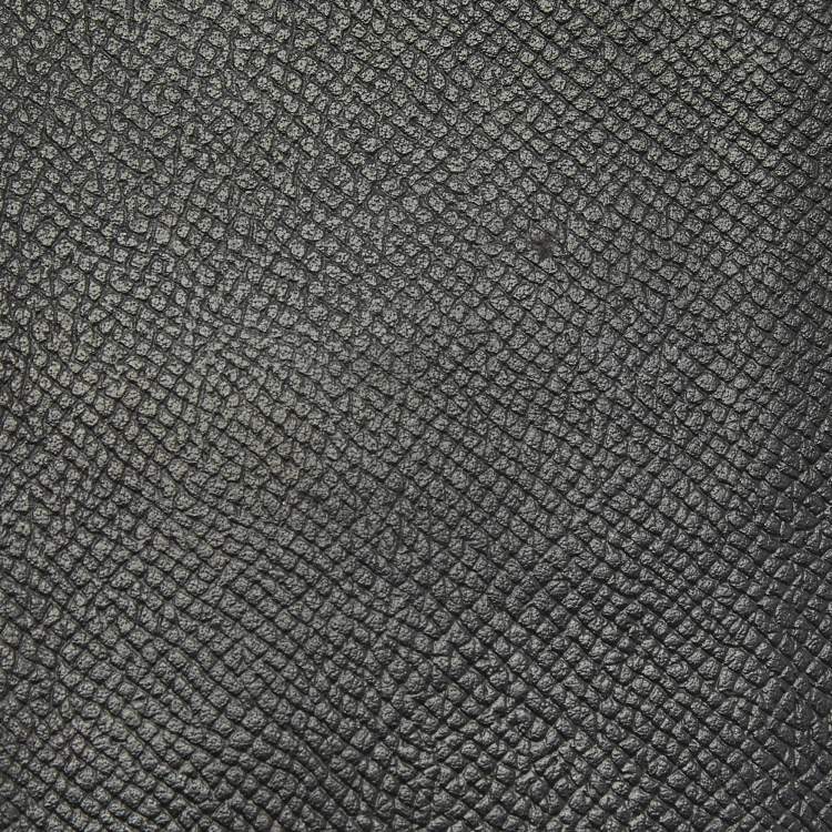 Pre Owned Hermes Noir Epsom Leather Bifold Wallet