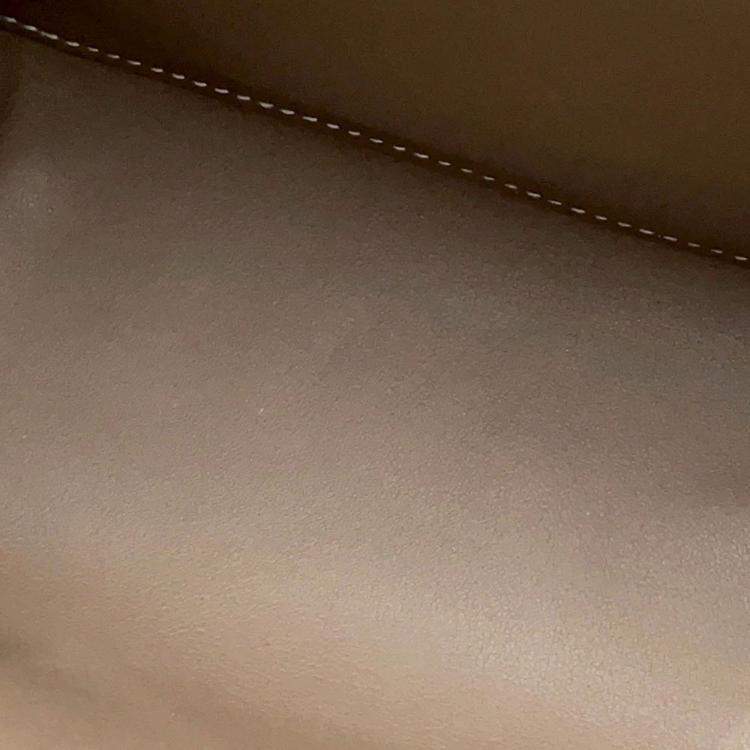 Pre Owned Hermes Akkad Etoupe Togo Leather Size PM